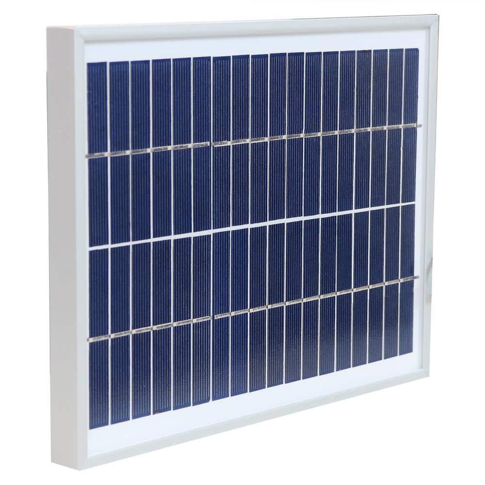 Solar Powered Black Pond Pump Kit with LED Light