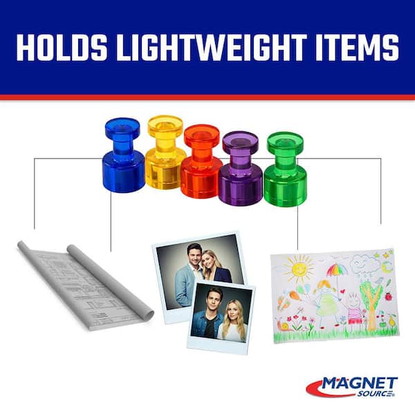 Reviews for Master Magnet Magnetic Push Pins, Assorted Color (10-Pack) | Pg  3 - The Home Depot