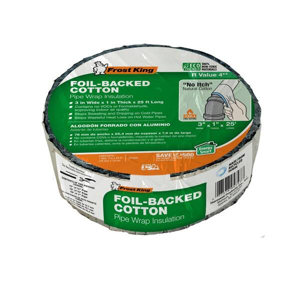 10 Meters Of 15mm Extra Strong Pipe Foam Insulation Lagging Wrap 6mm