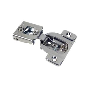 COMPACT Series 35 mm Spring Closing 1/2 in. Overlay for Face Frame Cabinet Wrap-around Hinge (2-Pack)