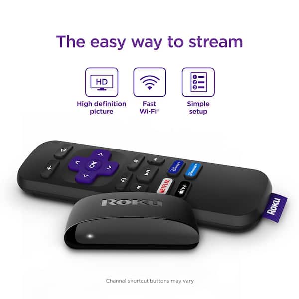 Roku Streaming Stick - Portable, Power-Packed, Remote