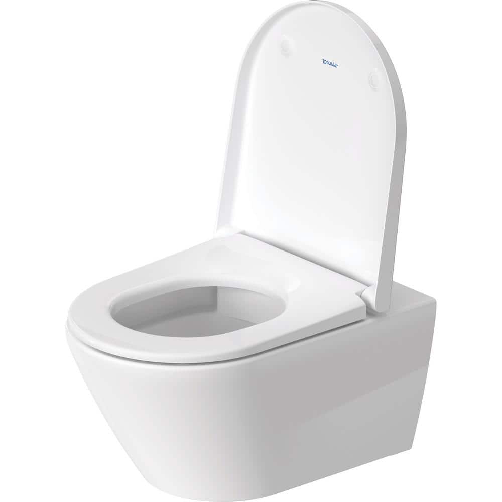 White High Gloss Wall-Mounted Toilet
