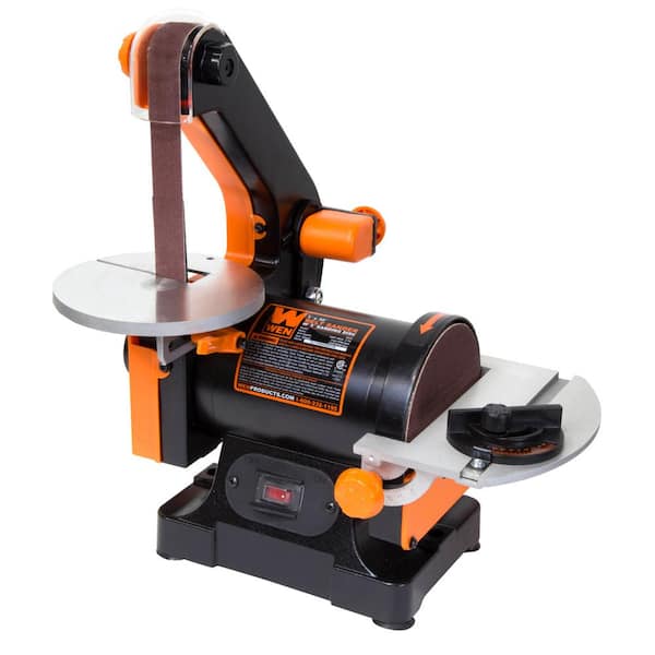 WEN 1 in. x 30 in. Belt Sander with 5 in. Sanding Disc