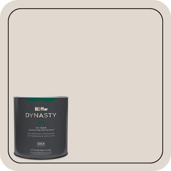 BEHR DYNASTY 1 qt. #PPL-78 Taupe Mist Semi-Gloss Exterior Stain-Blocking Paint & Primer
