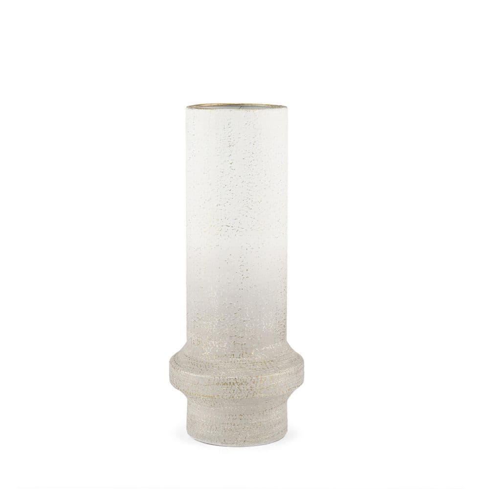 "16"" Off White And Gold Metal Cylinder Table Vase" price history on PriceWatchPro