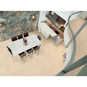 Aria Cremita 24 in. x 48 in. Polished Porcelain Floor and Wall Tile (16 sq. ft./Case)