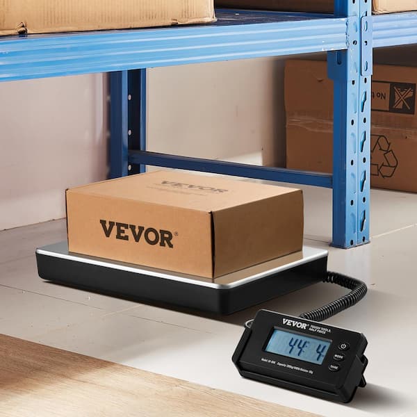 Digital Shipping Scale 440 lbs. LCD Screen Package Food Scale with Timer, Tare Function for Home Wired Connection
