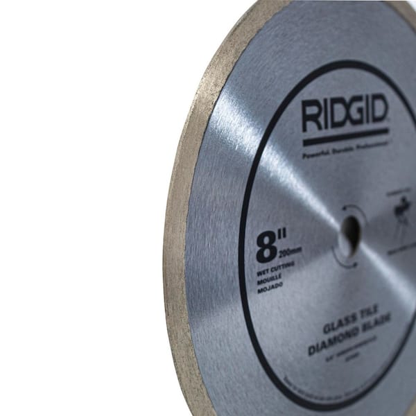 RIDGID 8 in. Glass Tile Blade HD-GT80P - The Home Depot