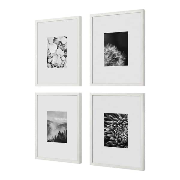 StyleWell Black Frame with White Matte Gallery Wall Picture Frames