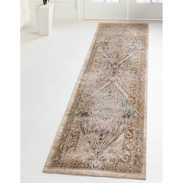 Unique Loom Chateau Wilson Beige 10' 0 x 14' 5 Area Rug 3136058 - The Home  Depot