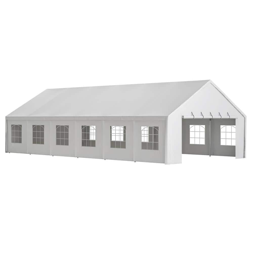 20 ft. x 40 ft. Large Wedding Event Shelter w/ 3-Carry Bags and Sidewalls, 