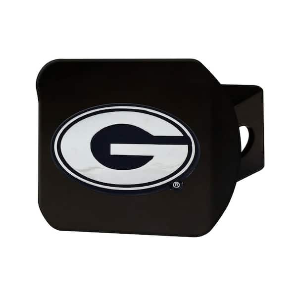 FANMATS NCAA University of Georgia Class III Black Hitch Cover with Chrome Emblem