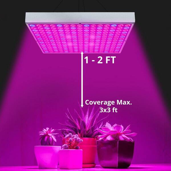 Mydepot 1 ft. 45-Watt Full Spectrum Indoor 225 LED Grow Light