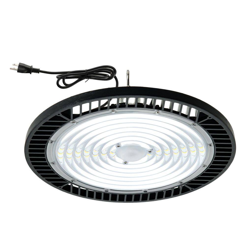 300W LED High Bay Light, Flush Mount Light Dimmable, Black Finish 90° Beam Angle for Warehouse Workshop (1-pack) price history on PriceWatchPro