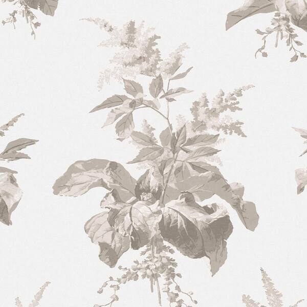 Laura Ashley Narberth Dove Grey Removable Wallpaper Sample