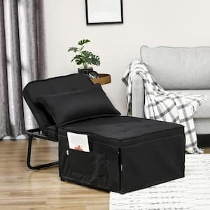 Black Full Daybed with Ottoman