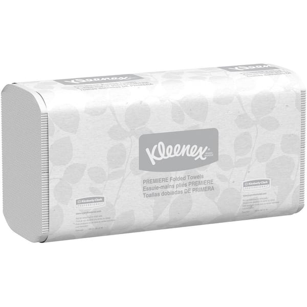 Kleenex White Premiere Folded Paper Towels (120 Towels per Pack 25-Packs per Carton)