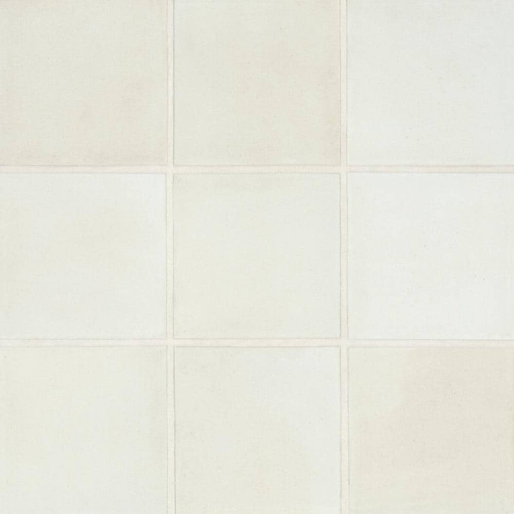 Celine 4" x 4" Matte White Porcelain Subway Tile