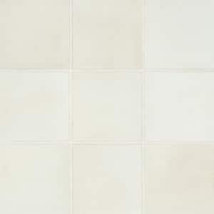 Celine Square 4 in. x 4 in. Matte White Porcelain Tile (5.38 sq. ft./Case)