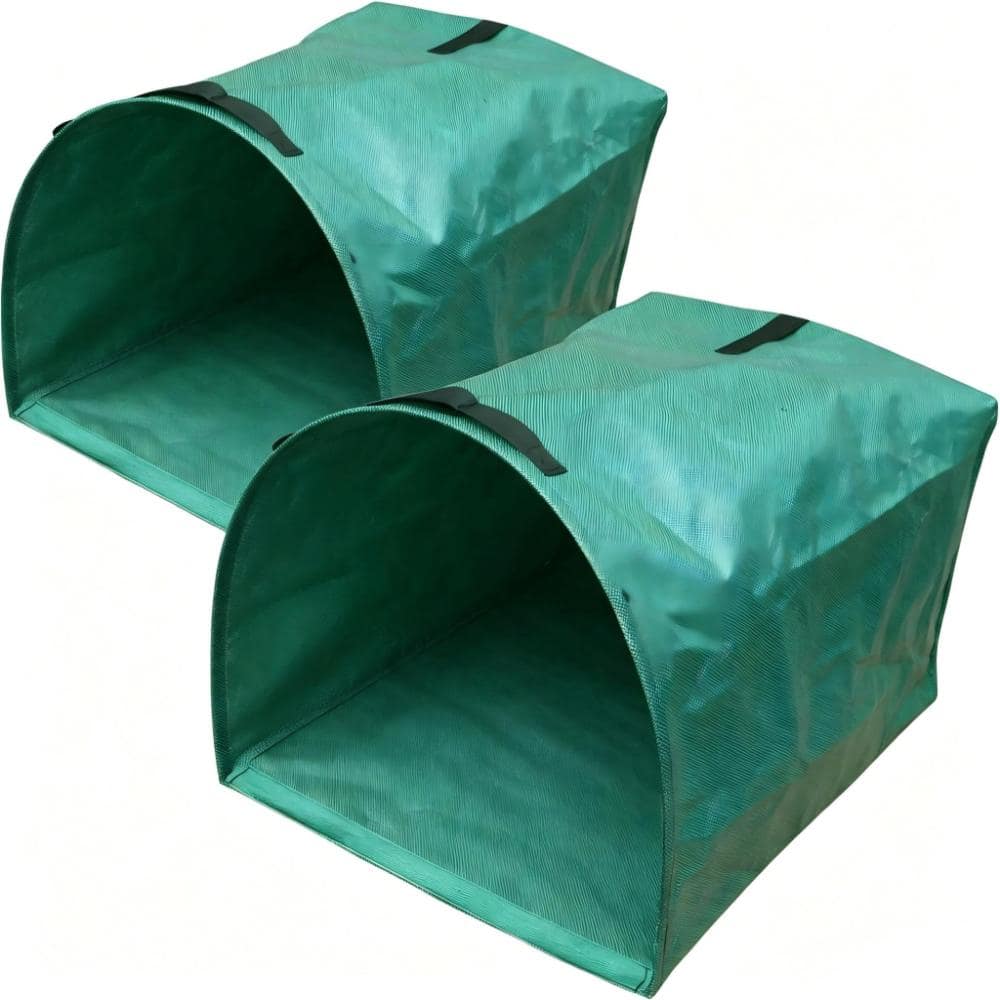 53 Gallon Dustpan Style Garden Waste Bag, Heavy Duty Reusable Collapsible Yard Bag, 2 Pack price history on PriceWatchPro
