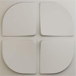 19-5/8"W x 19-5/8"H Franklin EnduraWall Decorative 3D Wall Panel, Satin Blossom White (Covers 2.67 Sq.Ft.)