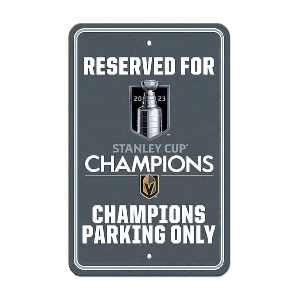 FANMATS Vegas Golden Knights Team Color Reserved Parking Sign Decor
