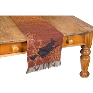0.2 in. H x 13 in. W x 36 in. D Witching Hour Halloween Table Runner
