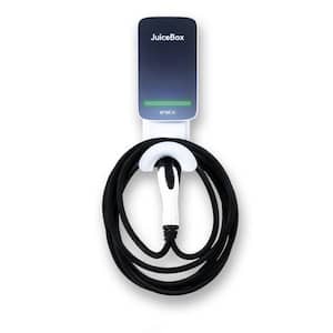 WiFi-enabled 32 Amp plug-in smart EV charging station (Level 2 EVSE) with 25 ft. cable