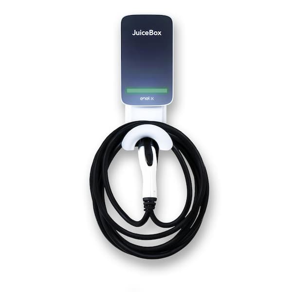 JuiceBox WiFi-enabled 32 Amp plug-in smart EV charging station (Level 2 EVSE) with 25 ft. cable