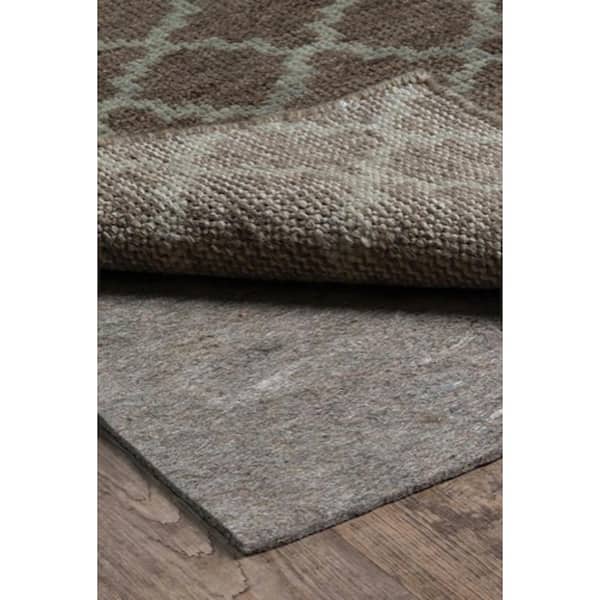 Premium All-Surface 5 ft. x 8 ft. Fiber and Rubber Backed Dual Surface  Non-Slip Rug Pad