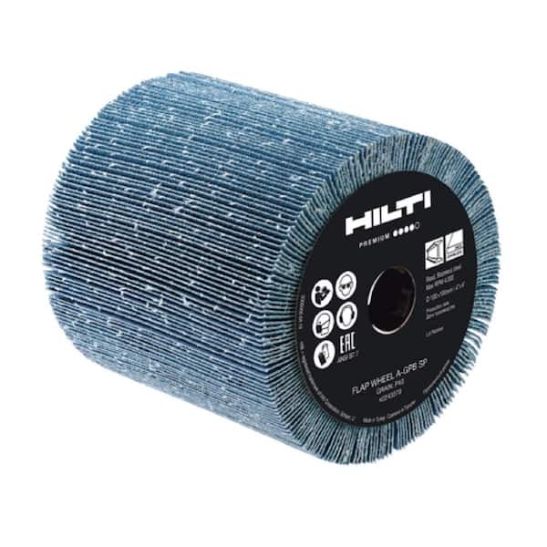 Hilti 4 in. 40-Grit Polishing Flap Wheel (1-Each)