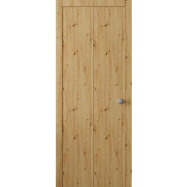 3011 72 in. x 84 in. Sold Core Caramel Oak Color Wood Bi-fold Door with Hardware