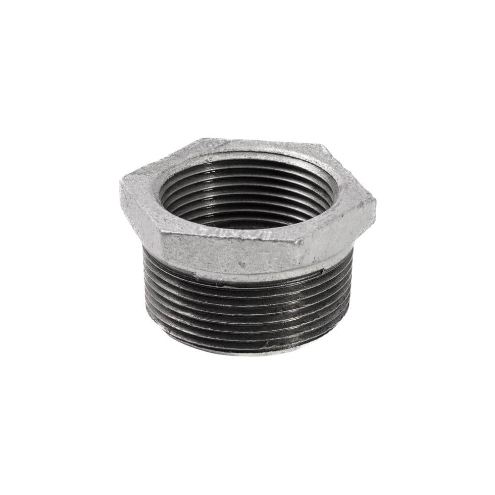 UPC 032888406032 product image for 1-1/2 in. x 1-1/4 in. Galvanized Malleable Iron MPT x FPT Hex Bushing Fitting | upcitemdb.com