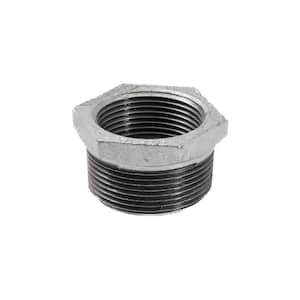 1-1/2 in. x 1-1/4 in. Galvanized Malleable Iron MPT x FPT Hex Bushing Fitting