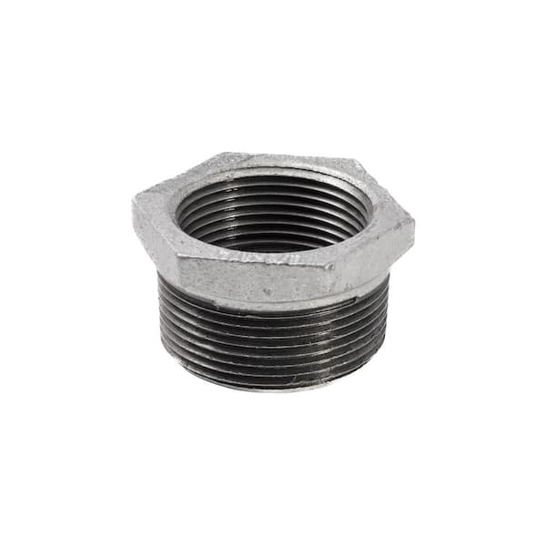 Southland 1-1/2 in. x 1-1/4 in. Galvanized Malleable Iron MPT x FPT Hex Bushing Fitting
