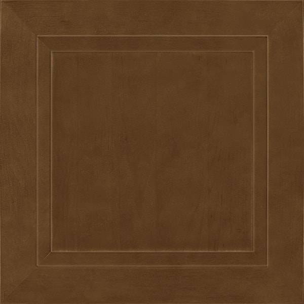 American Woodmark Garner 11 9/16-in. W x 3/4-in. D x 11 1/2-in. H in Maple Truffle Cabinet Door Sample
