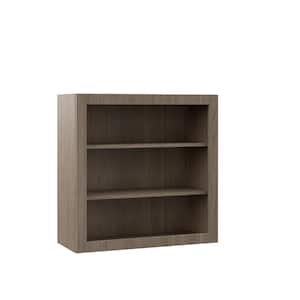Designer Series Edgeley Assembled 30x30x12 in. Wall Open Shelf Kitchen Cabinet in Driftwood