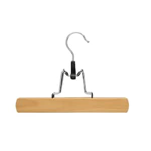 Maple Wood Skirt and Pant Clamp Hangers 16-Pack