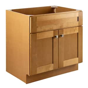 Brookings Plywood 30 in. W x 21 in. D 2-Door Shaker Style Bath Vanity Cabinet Only in Birch (Ready to Assemble)