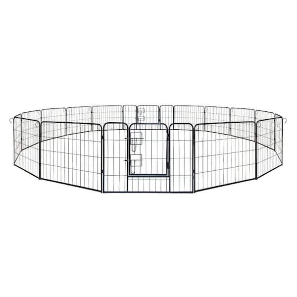 ALEKO 2 ft. H x 13.5 ft. W x 10.5 ft. L Panel Dog Kennel