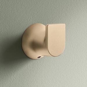 Genta Single Robe Hook in Bronzed Gold