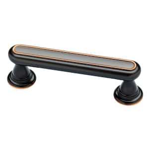 Delta Porter 3 in. (76 mm) Oil Rubbed Bronze Cabinet Drawer Pull (2-Pack)