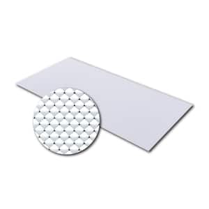 2 ft. x 4 ft. Shatter Resistant Clear Prismatic Acrylic Lighting Panel (20-Pack)