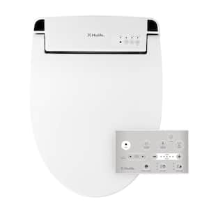 HLB-4000 For Elongated and French Curve Toilets, Electric Bidet Seat in White with Nightlight and Remote Control