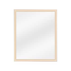 Solar 30 in. x 36 in. Single Framed LED Wall Mounted Backlit Mirror with Touch On/Off