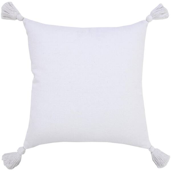 big white square pillows