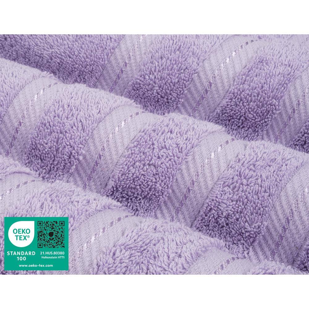 Lilac Turkish Cotton 6-Piece Towel Set