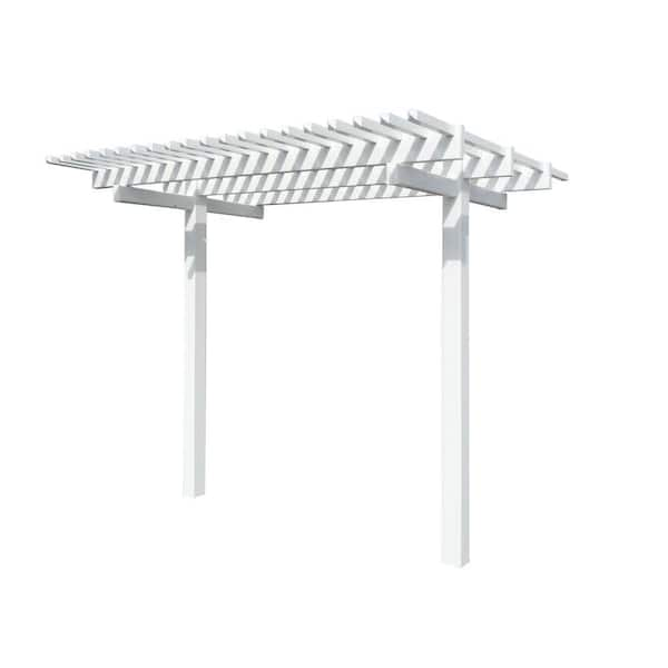 Duramax Building Products Newport 6 ft. x 8 ft. x 7 ft. Extendable Pergola