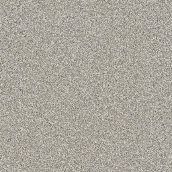 Lifeproof Misty Meadows II- Moorcroft Gray - 60 oz. SD Polyester Texture Installed Carpet