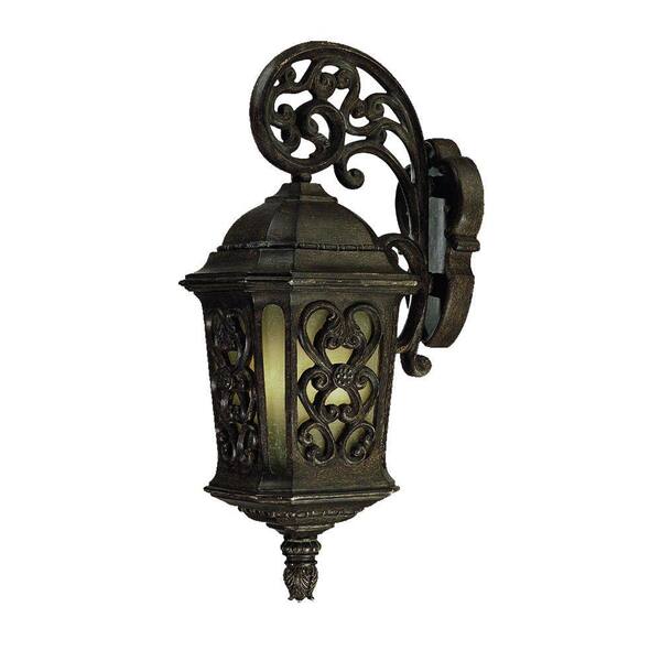 Acclaim Lighting Manorgate Collection Wall-Mount 2-Light Outdoor Black Coral Light Fixture